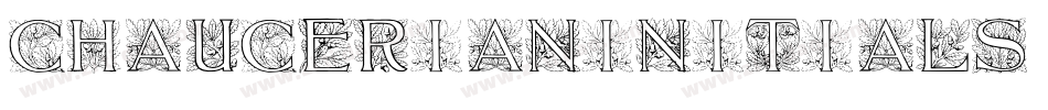 ChaucerianInitials字体转换