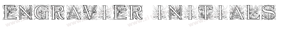 Engravier_Initials字体转换