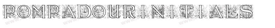 PompadourInitials字体转换