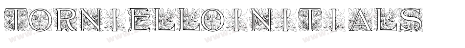 TornielloInitials字体转换