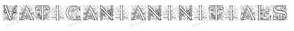 VaticanianInitials字体转换