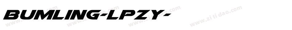 Bumling-lPZy字体转换 Bumling-lPZy字体转换