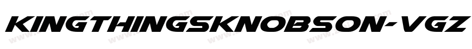 KingthingsKnobson-vgZy字体转换