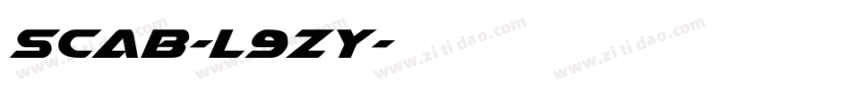 Scab-l9Zy字体转换