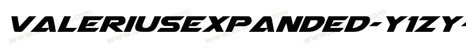 ValeriusExpanded-Y1Zy字体转换