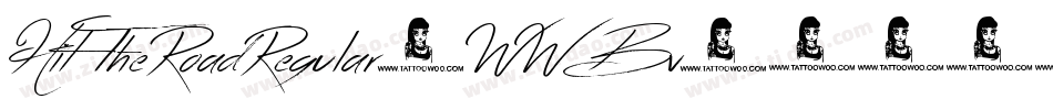 HitTheRoadRegular-WWBv字体转换