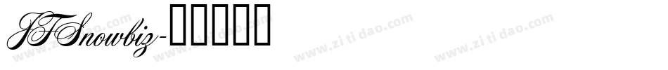 JFSnowbiz字体转换