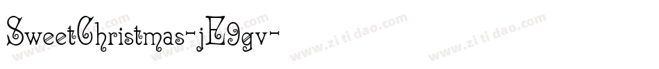 SweetChristmas-jE9gv字体转换