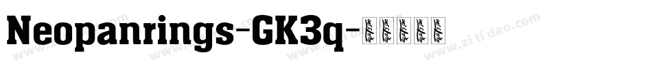 Neopanrings-GK3q字体转换