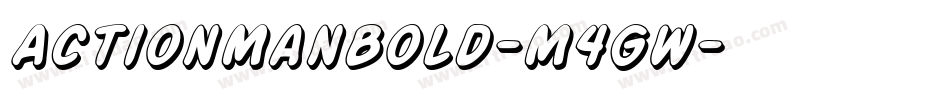 ActionManBold-M4Gw字体转换
