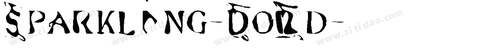Sparkling-D0Rd字体转换