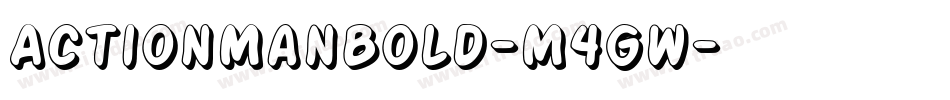 ActionManBold-M4Gw字体转换