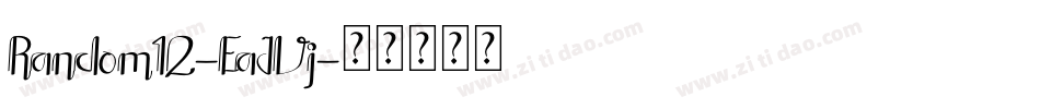 Random12-EaJVj字体转换