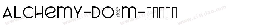 Alchemy-Do3m字体转换