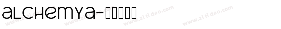 alchemya字体转换