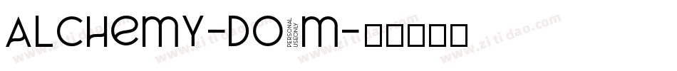Alchemy-Do3m字体转换
