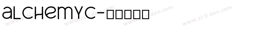 alchemyc字体转换
