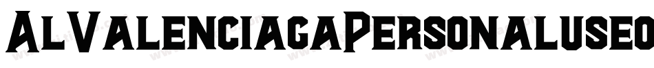 AlValenciagaPersonaluseonly-Yzqjj字体转换