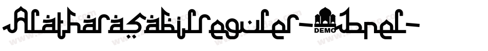Alatharasabilreguler-4Bnel字体转换