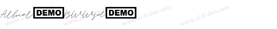 Albiol-BWWjd字体转换