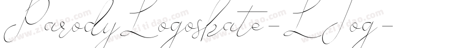 ParodyLogoskate-LJog字体转换