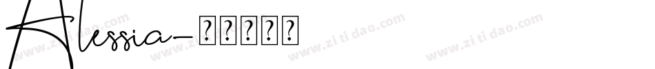 Alessia字体转换