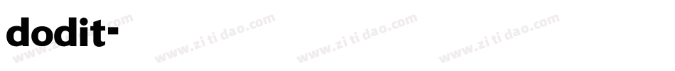 dodit字体转换