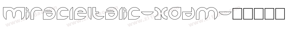 MiracleItalic-x0dm字体转换