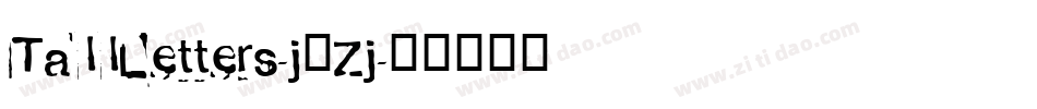 TallLetters-j1Zj字体转换