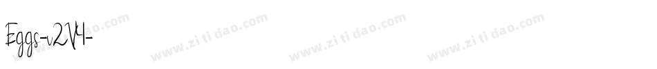 Eggs-v2V4字体转换