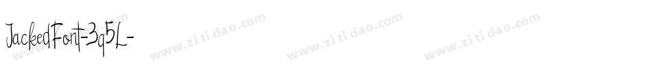 JackedFont-3q5L字体转换
