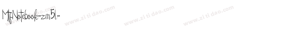 MtfNotebook-zm5l字体转换