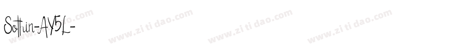 Sothin-AY5L字体转换
