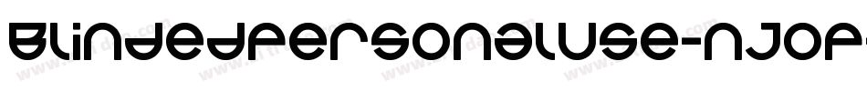 BlindedPersonalUse-nJ0P字体转换