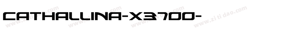 Cathallina-x37oO字体转换