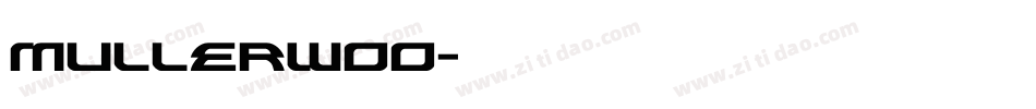 MullerWOo字体转换
