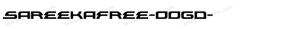 SareekaFree-OoGd字体转换