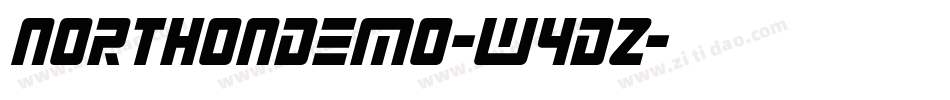 NorthonDemo-w4dz字体转换