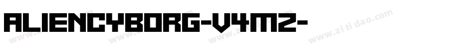 AlienCyborg-v4mZ字体转换