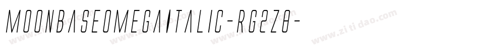 MoonbaseOmegaItalic-rg2z8字体转换