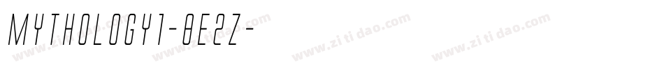 Mythology1-8e2z字体转换