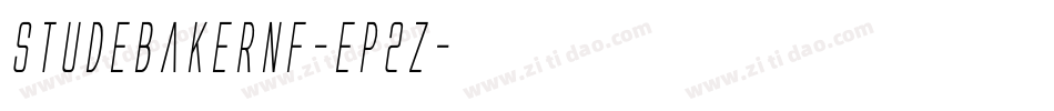 StudebakerNf-EP2z字体转换