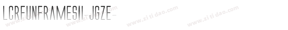 LcrFunFramesIi-JGzE字体转换