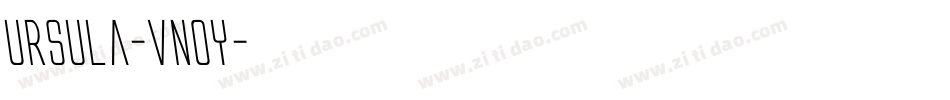 Ursula-VnOy字体转换