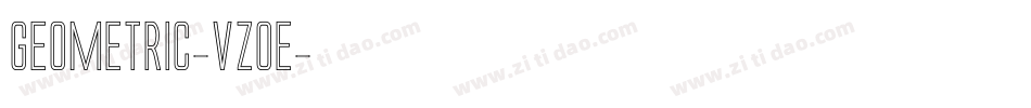 Geometric-vZ0E字体转换