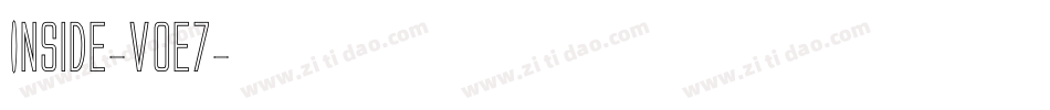 Inside-v0e7字体转换