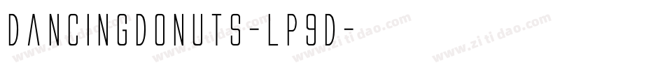 Dancingdonuts-lP9d字体转换