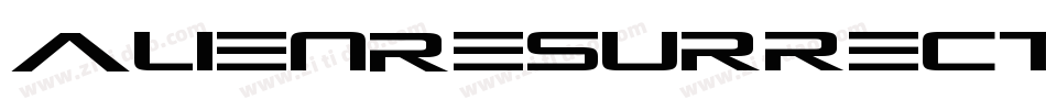 AlienResurrection-7Oll字体转换