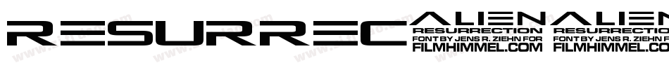 RESURREC字体转换