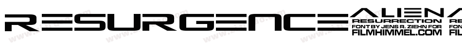 Resurgence字体转换